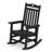 Outdoor Adirondack Rocking Chair HIPS All Weather Oversized Plastic Patio Chair Rocker（Set Of 2）-118762998