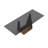 Kupang Glass + Walnut Rectangular Dining Table