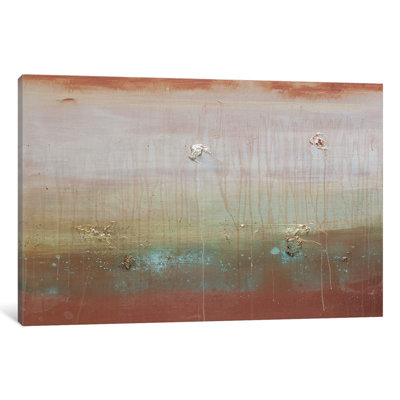 Copper Waves Cresting by Kent Youngstrom - Wrapped Canvas Painting