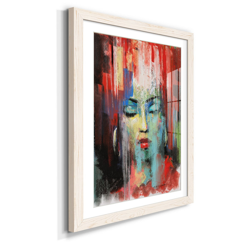 Pop Pastel III - Cadre photo, reproduction d'art sur papier, H 37,5 po x l 27,5 po x P 1,5 po, Blanc