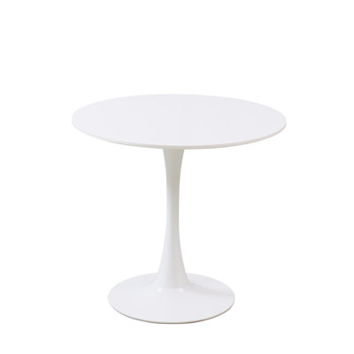 Camaran Dining Table with Sturdy Pedestal Metal Base
