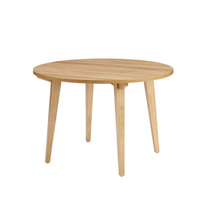 Wade Logan® Round Solid Wood Base Dining Table & Reviews | Wayfair