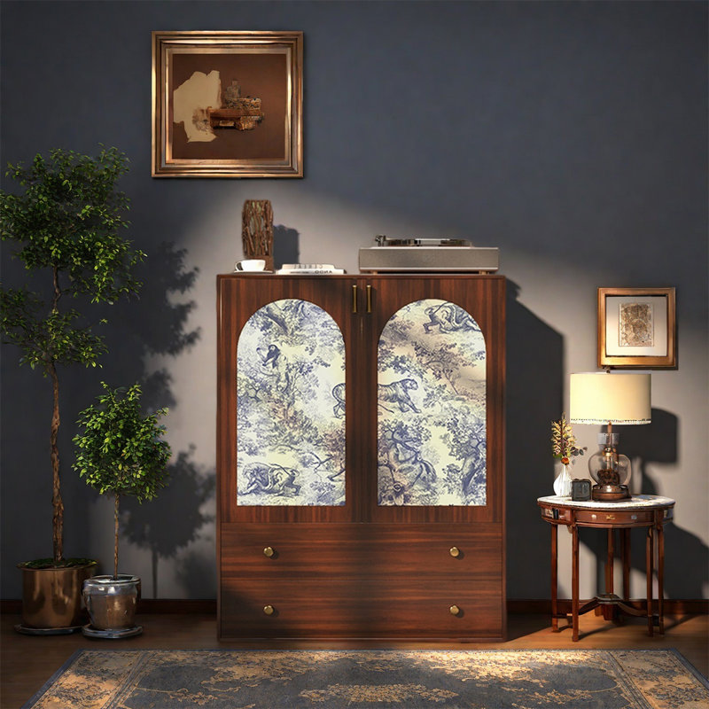 Solid Pine Cabinet with Multi Storage