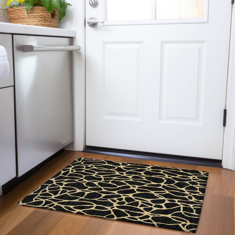 Premium Machine Washable Mayfield AMF1023 Geometric Rug
