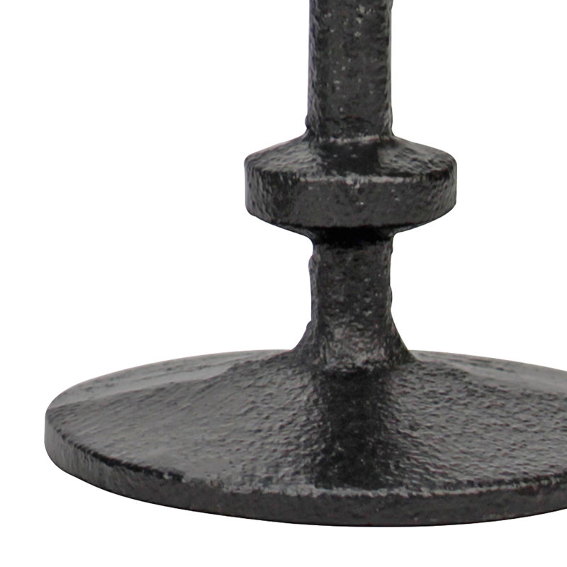 2 Piece Iron Tabletop Candlestick Set