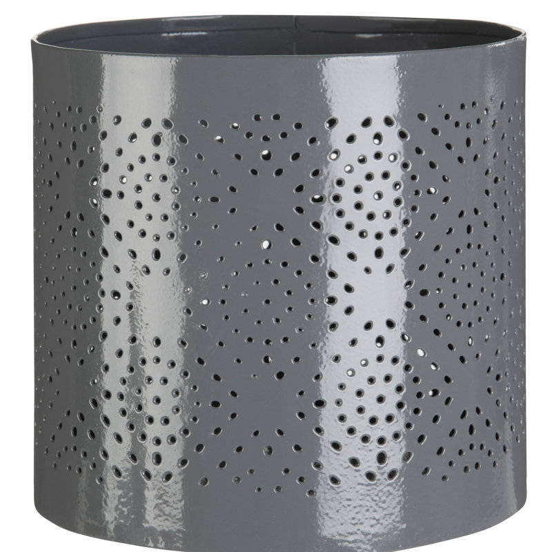 Stainless Steel Floor Votive Holder, Grey