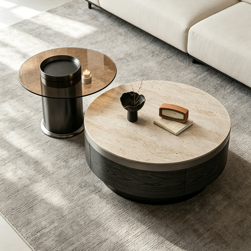 Table basse de luxe minimaliste française