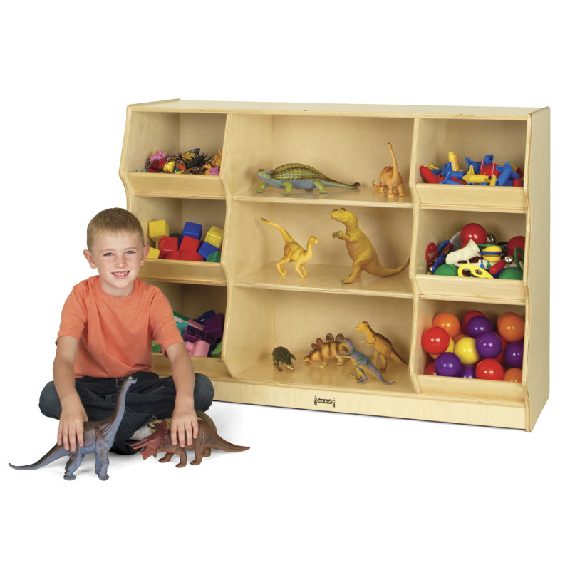 Jonti-Craft® Open Storage with Beveled Front