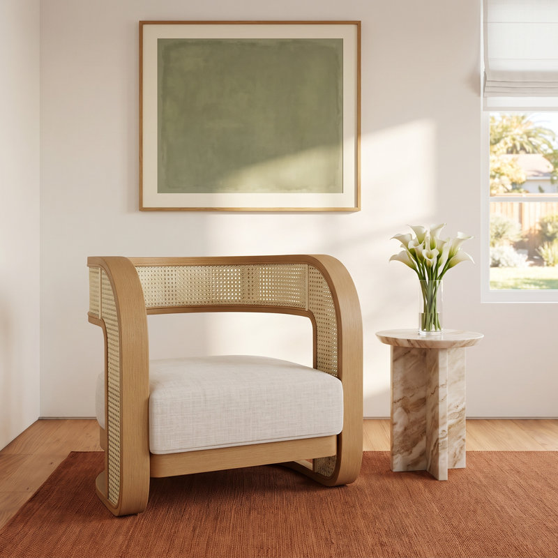 Elloise Upholstered Barrel Chair