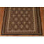 Tapis unique en laine noué à la main brun foncé / brun clair nouvel âge 6 pi 7 po x 9 pi 10 po