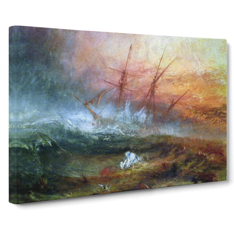 Ship by Joseph Mallord William Turner - Wrapped Canvas, 50cm H x 76cm W x 3cm D