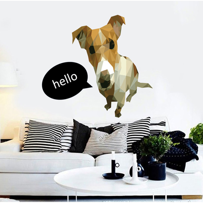 Animals Wall Decal, 10" H x 10" W