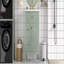 Meuble-lavabo de 24 pouces avec lavabo, armoire en bois massif et panneau de fibres à densité moyenne avec un tiroir rabattable, deux tiroirs standard et une tablette réglable, meuble-lavabo vert autoportant pour le rangement de la salle de bain