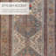 Tapis oriental tissé à la machine en polyester crème / bleu / rouge-767755368