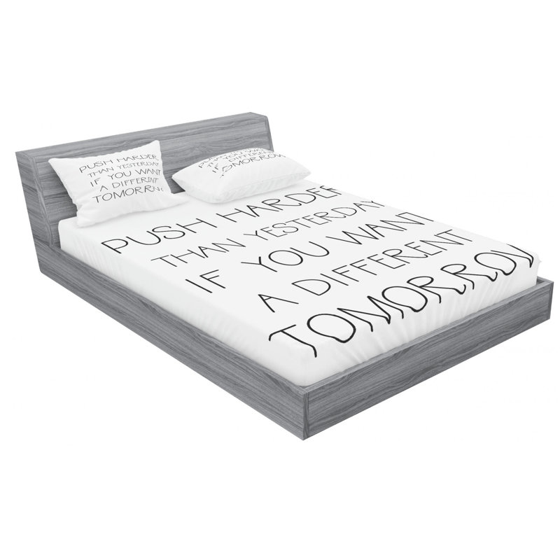 Microfiber Sheet Set, Full Sheet Set with Fitted Sheet