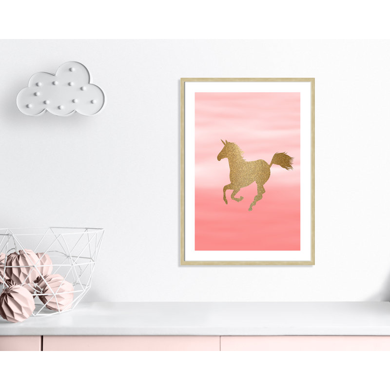 Adhésif décoratif ombre rose 3 pi, H 34,5 po x l 24,5 po x P 1,18 po, Cadre boîte en grain de bois champagne