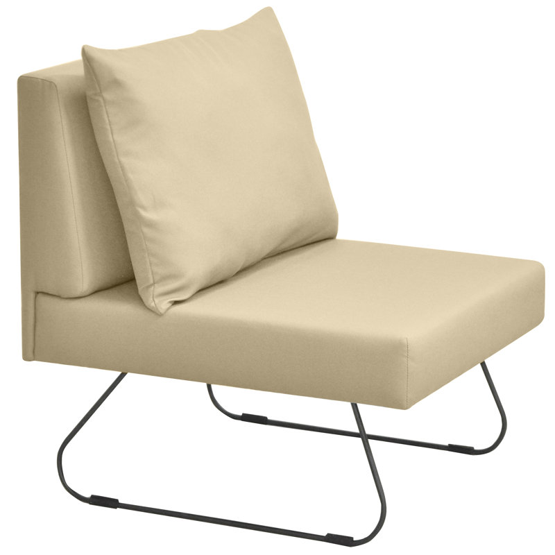 Sit Upholstered Accent Chair, Cream