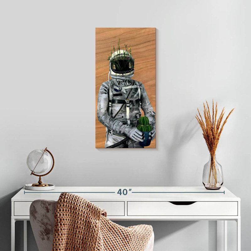 Cactus Spaceman, H 24 po x l 12 po