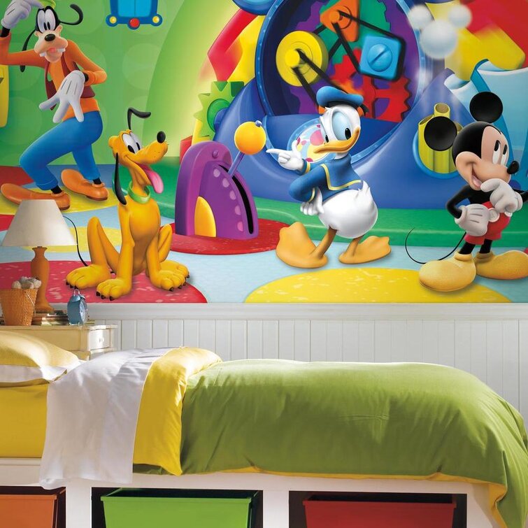 Kids wall sticker The house of Mickey Mouse and his friends