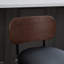 Tabourets de bar rembourrés en cuir PU de style Mid-Century, parfaits pour les comptoirs de cuisine
