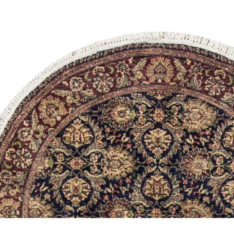 Manchuria One-of-a-Kind Round 4' X 4' Hand Knotted Area Rug