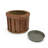 Round Strata Planter SM - Medium Brown-1444742562-1444742565