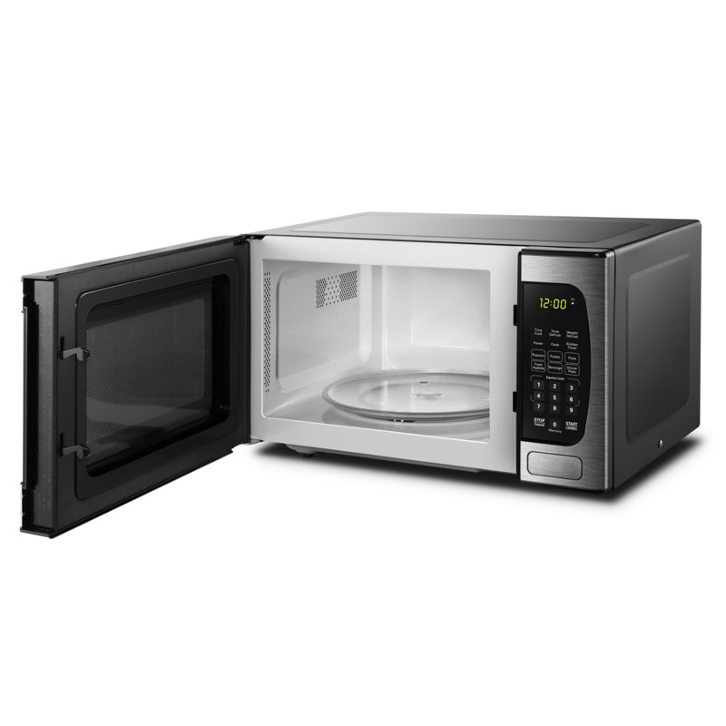 Danby 0.9 Cubic Feet 900 Watt Countertop Microwave, Stainless