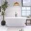 Baignoire autoportante en acrylique 63 po