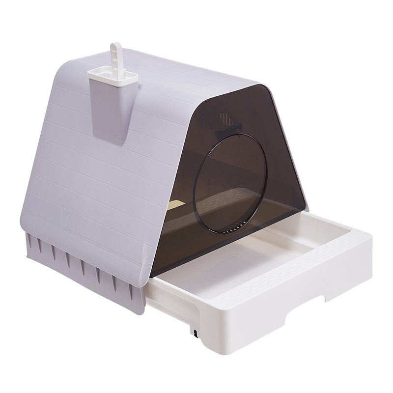 Litter Box with Built-in Scoop