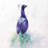 Graceful peacock - 32"x32" art on canvas