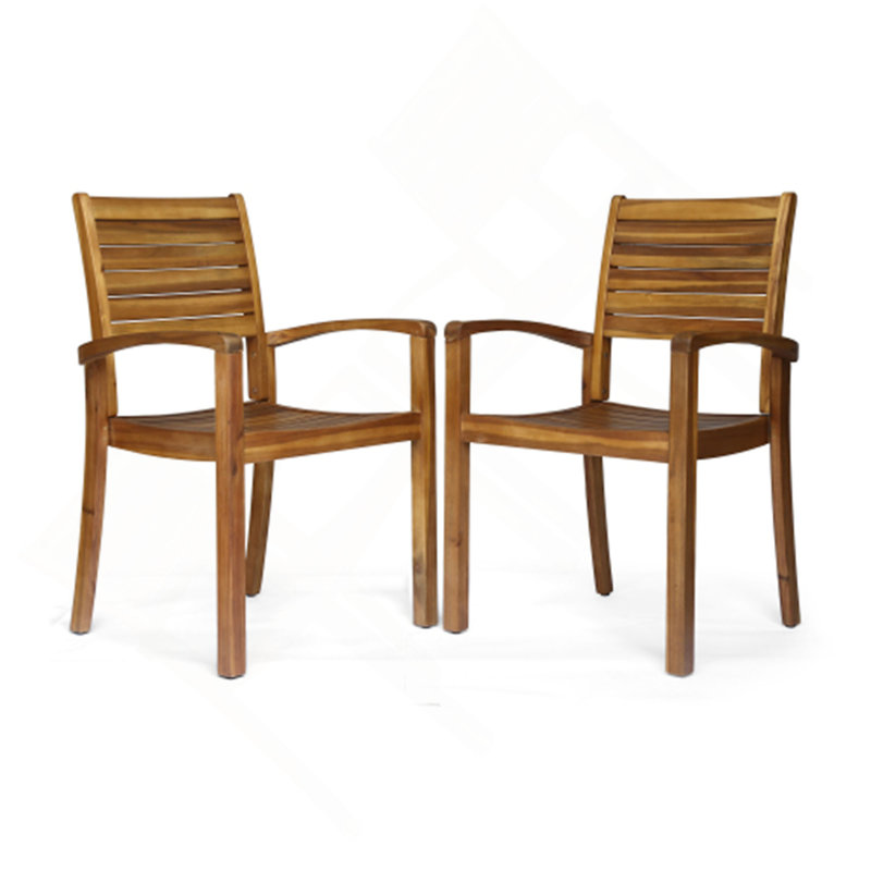 Chaise de salle à manger d'extérieur, teck 63223,00 KD