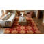 Tapis à motif géométrique moderne en laine noué à la main Coral-124205894