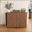 Table de machine à coudre pliable de 57,5 po avec roulettes verrouillables, station de bricolage avec tablettes, bacs et armoire, armoire de couture réglable / bureau pour la maison, la chambre à coucher et la salle d'artisanat (noyer)-133598341