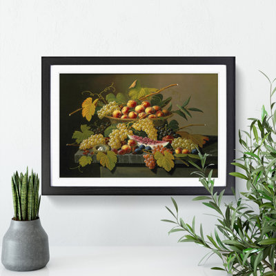 Still Life with Flowers and Fruit Vol.4 by Severin Roesen - Picture Frame Painting