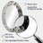 White And Black Tranquility Unleashed IV - White Oval Wall Mirror Decor-1509905075