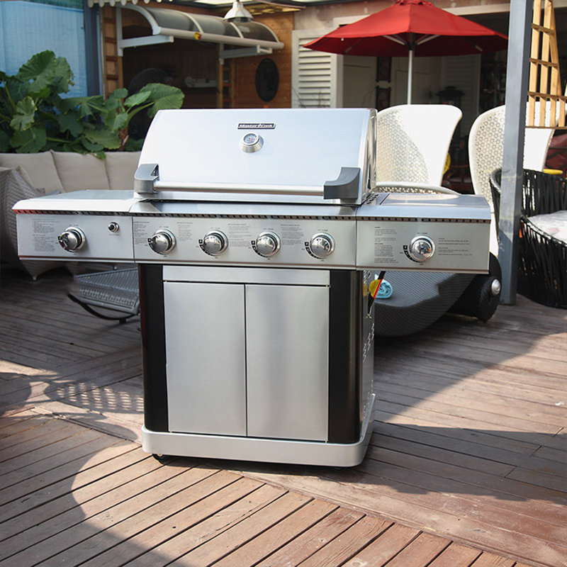 Grand barbecue domestique en acier inoxydable de 59,76 po