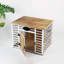 Cage pour chien en bois et métal-239721044-239721047