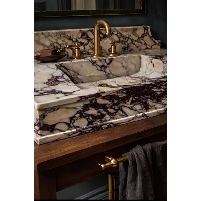 Handmade Calacatta Viola Marble Sink Timeless Luxury Design