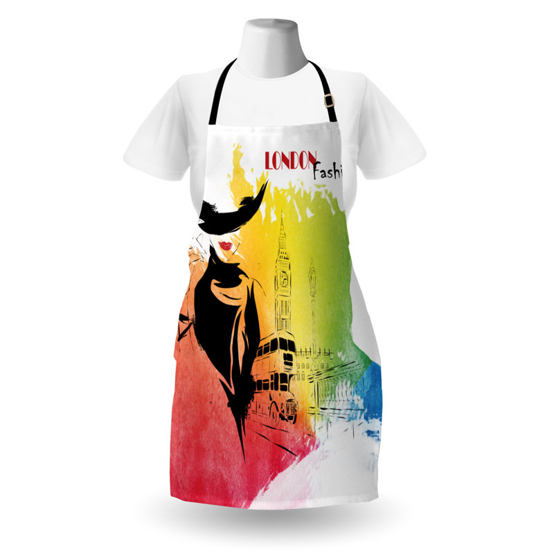 No Pattern Bib Apron