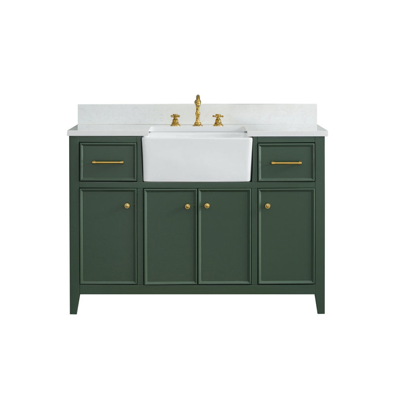 Meuble-lavabo simple 48 po Aisa, Evergreen