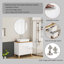 Meuble-lavabo moderne avec lavabo en céramique, portes et tiroirs à fermeture en douceur pour un rangement silencieux et un design élégant-1510802767-1510802765
