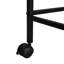 Lit mezzanine en métal avec bureau intégré et tablettes, structure robuste peu encombrante pour la chambre à coucher-366627236