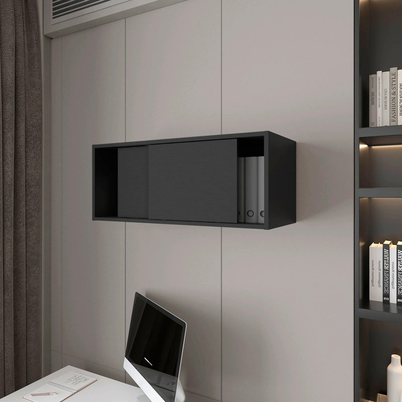 Armoire flottante avec porte coulissante