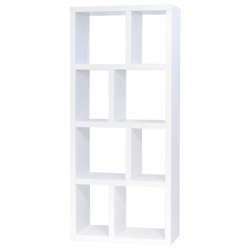 Sighfrith 159cm H x 70cm W Standard Bookcase, Pure White