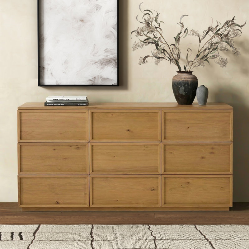 Hudson 9-Drawer Dresser, Natural