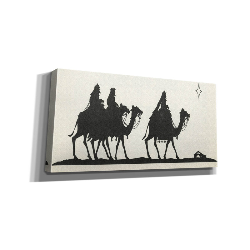 «Three Kings 3» par Tis the Season, art mural sur toile, H 12 po x l 24 po x P 0,75 po