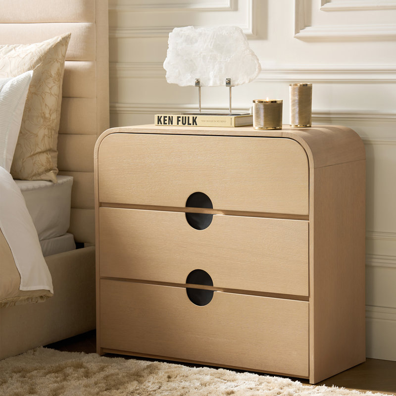 Waterfall 3-Drawer Dresser