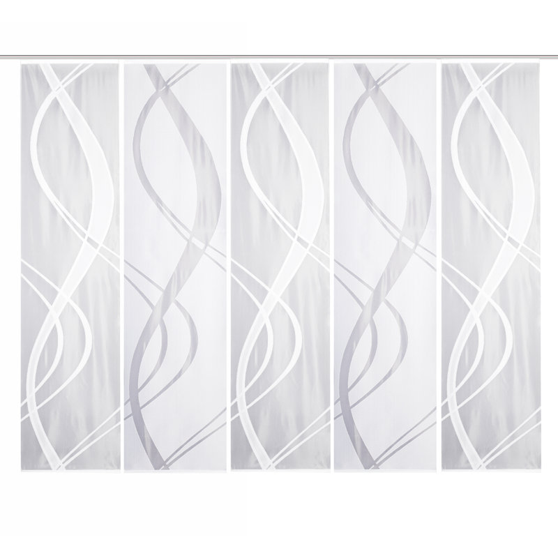 Mccrae Semi Sheer Curtain Panel Pair, Width 57 x Drop 225 cm