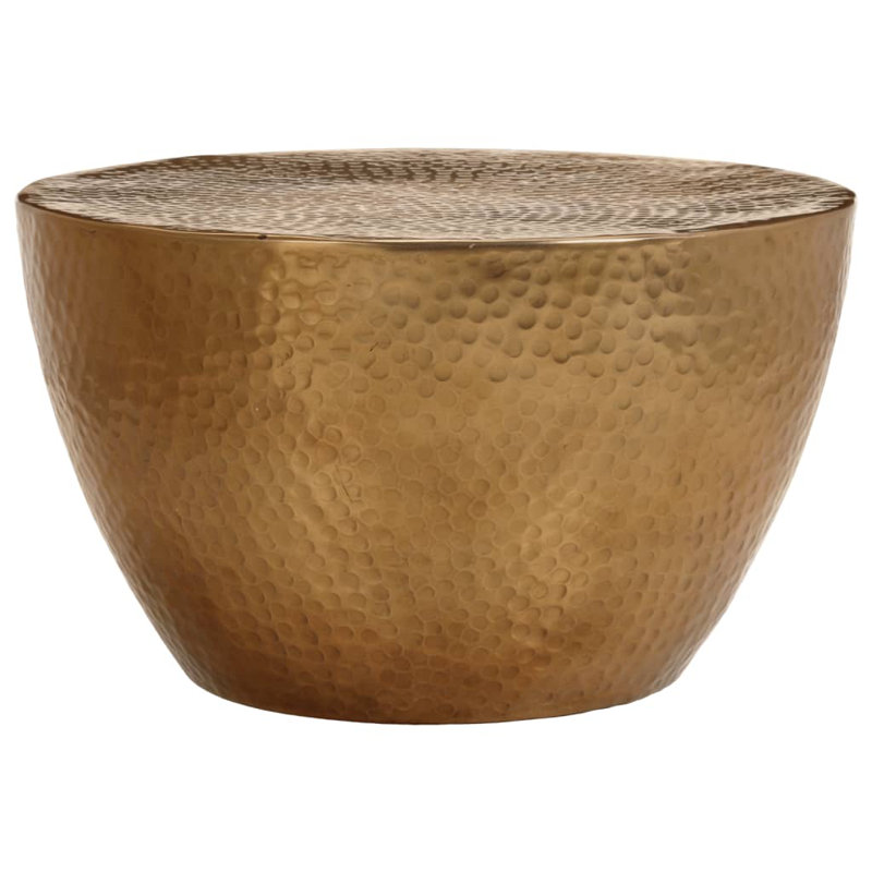 Jordy Enclosed Coffee Table, Brass