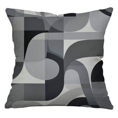 Optical Illusion Throw Pillow, Abstract Twill Pillows